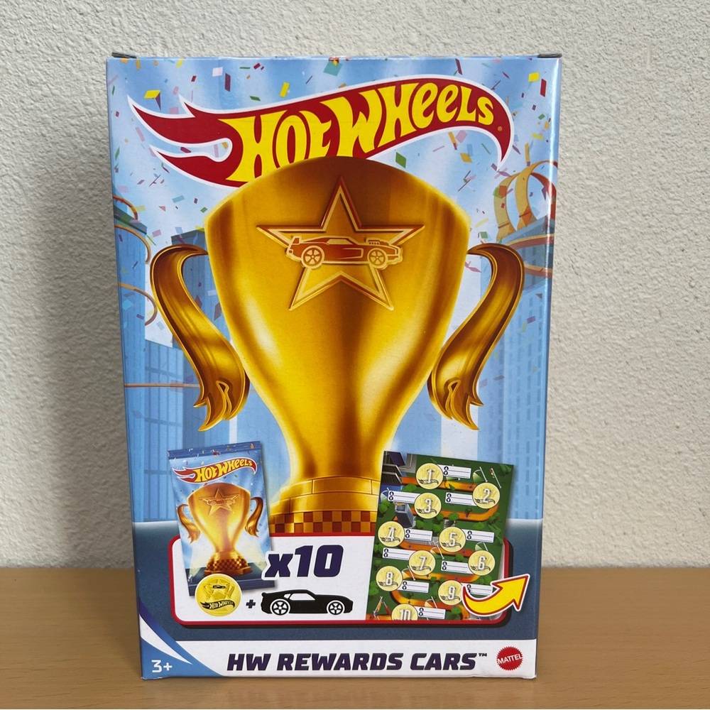 Hot Wheels - HW Rewards Cars - Pack of 10 Individually Wrapped Cars New Sealed